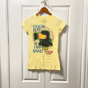 David & Goliath Rainforest Cafe Toucan Graphic Tee Yellow - M